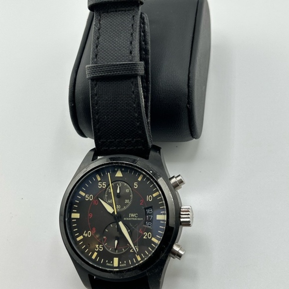 IWC Pilot's Watch Chronograph Top Gun Miramar Ceramic Auto Watch 46mm #537